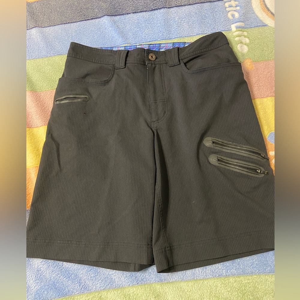 LULULEMON Charcoal Black Pinstripe Cargo Pants